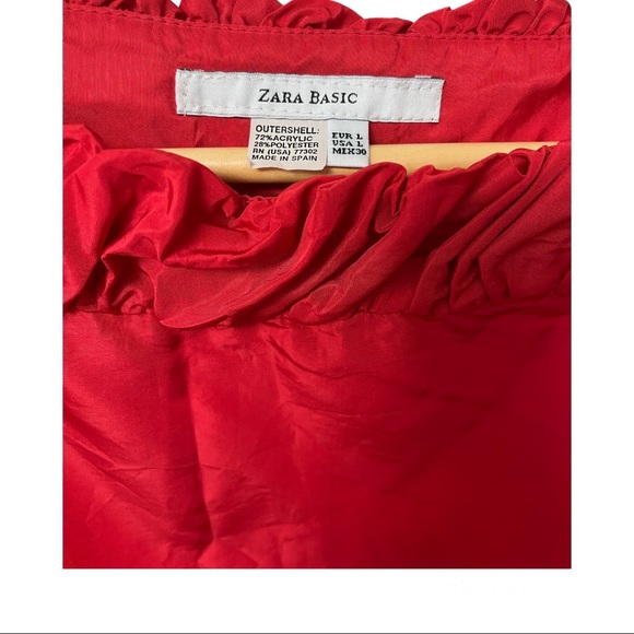 Zara mad men style shift dress red vintage style - Picture 3 of 3